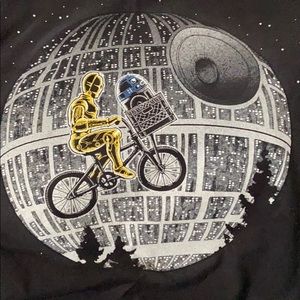 Star Wars ET Nerdy Mash Up Womens XL Slim Fit Tee